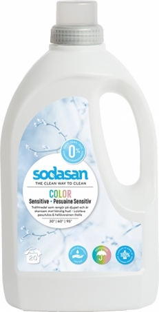 Sodasan - Flytande Tvttmedel Color Sensitive, 1,5 l