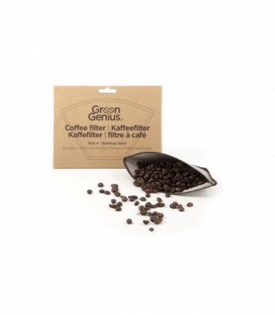 Green Genius - Kaffefilter i Rostfritt Stål Nr 4