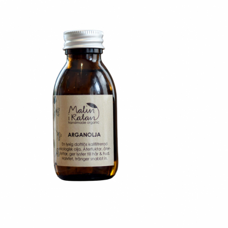 Malin i Ratan - Ekologisk Arganolja 100 ml i glasflaska