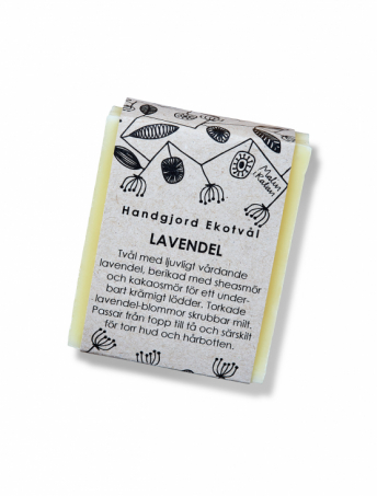 Malin i Ratan - Handgjord Ekologisk Tvål Lavendel, 110 gr