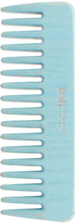 TEK - Medium Bredtandad Kam i Ask, Light Blue