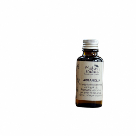 Malin i Ratan - Ekologisk Arganolja 30 ml i pipettflaska av glas
