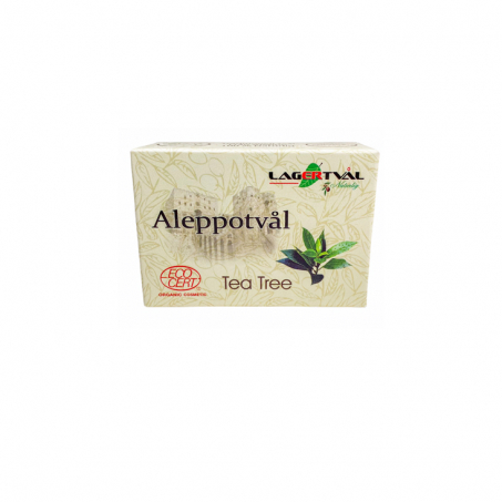 Lagertvål - Naturlig Aleppotvål med Doft 100 gr, Tea Tree