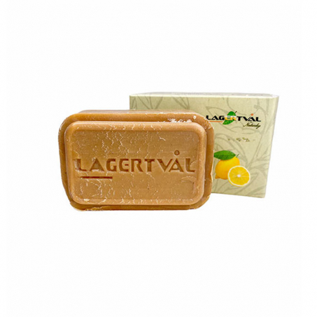 Lagertvål - Naturlig Aleppotvål med Doft 100 gr, Citron