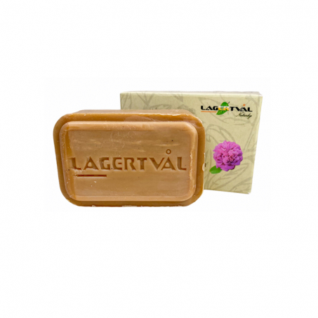 Lagertvål - Naturlig Aleppotvål med Doft 100 gr, Rosenvatten