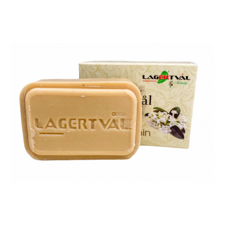 Lagertvål - Naturlig Aleppotvål med Doft 100 gr, Jasmin