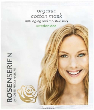Rosenserien - Organic Cotton Mask anti-aging and moisturising i gruppen Hygien / Hudvrd / Ansikte hos Rekoshoppen.se (1351446)