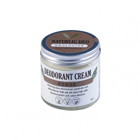 Naturlig Deo Ekologisk Deo Cream Kokos 60 ml