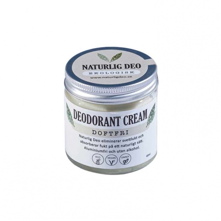 Naturlig Deo Ekologisk Deo Cream Doftfri 60 ml