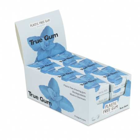 True Gum - Plastfritt Tuggummi Strong Mint, lda