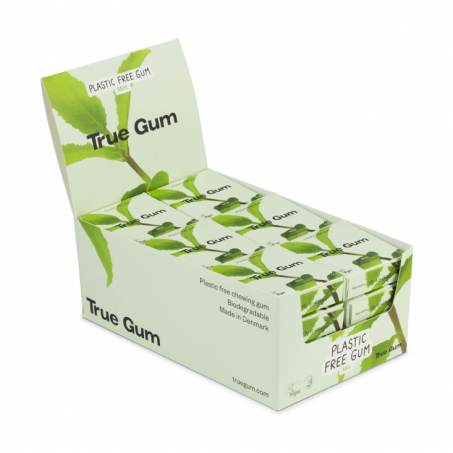 True Gum - Plastfritt Tuggummi Mint & Matcha, lda