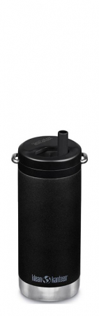 Klean Kanteen - TKWide Rostfri Termosmugg 355 ml, Black Twist Cap Skruvlock i gruppen Hemmet / Till kket / Flaskor/Termos  / Termos hos Rekoshoppen.se (144828)