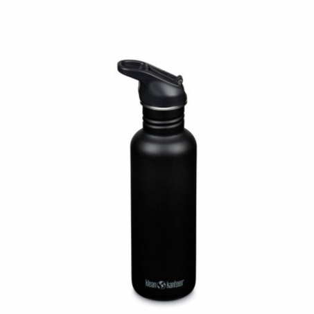 Klean Kanteen - Classic w/Flip Seal Sport Cap, Black, 800 ml