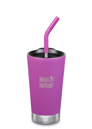 Klean Kanteen - Insulated Tumbler Straw Lid  473 ml, Berry Bright