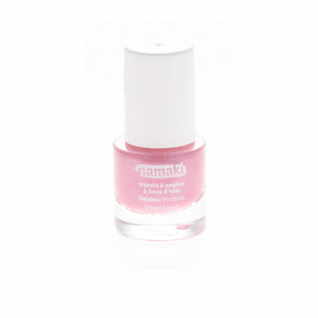 Namaki - Vattenbaserat Nagellack för Barn, 22 Rosa