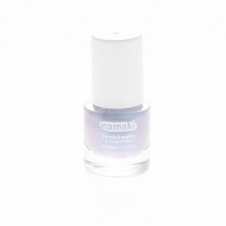 Namaki - Vattenbaserat Nagellack fr Barn, Silverbl