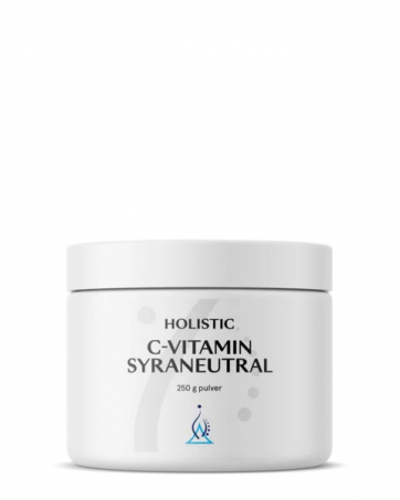 Holistic - C-Vitamin Syraneutral, 250 gr Pulver i gruppen ta & Dricka / Hlsa / Kosttillskott hos Rekoshoppen.se (163386)