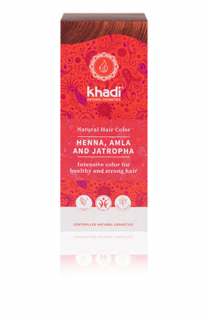 Khadi - Naturlig Örthårfärg Henna, Amla & Jatropha