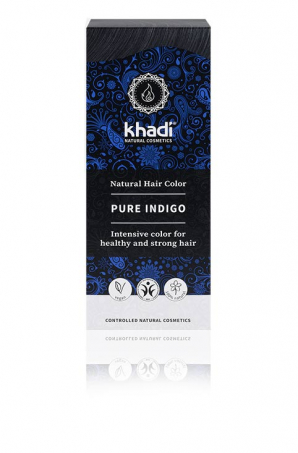 Khadi - Naturlig rthrfrg Pure Indigo