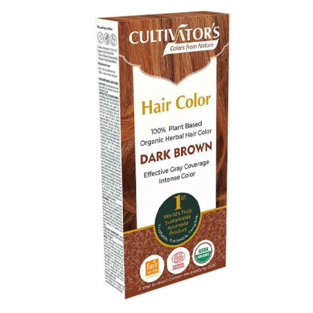 Cultivator`s - Ekologisk rthrfrg Dark Brown i gruppen Hygien / Hrvrd / Hrfrg hos Rekoshoppen.se (1731948)