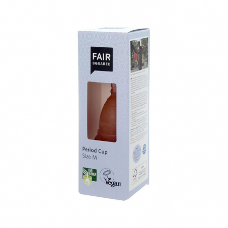 Fair Squared - Fairtrade Period Cup Menskopp i Naturgummi, M