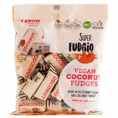 Super Fudgio - Ekologisk Fudge Kokos, 100g