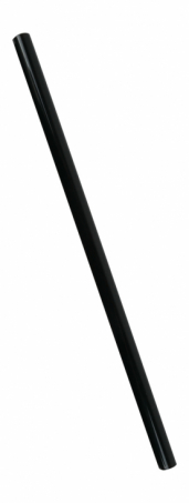 Redecker - Raka Sugrör i Borosilikat Glas 24 cm, Svart