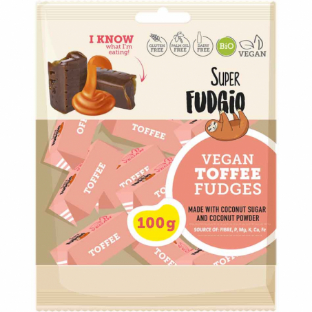 Super Fudgio - Ekologisk Fudge Kola Toffee, 100g
