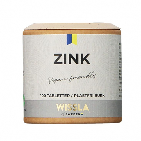 Wissla of Sweden - Zink 100 Tabletter