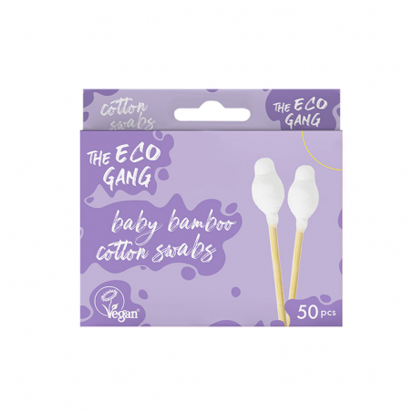 The Eco Gang - Bomullspinnar Bambu Baby, 50 st