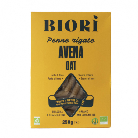 Biori - Havrepasta Penne, 250 gr EKO, Glutenfri i gruppen ta & Dricka / Skafferi / Pasta hos Rekoshoppen.se (2321577)
