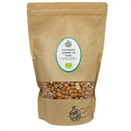 Powerfruits - Ekologiska Jordnötter Raw, 250g