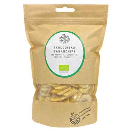 Powerfruits - Ekologiska Bananchips, 250g