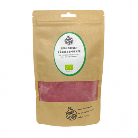 Powerfruits - Ekologiskt Rödbetspulver, Raw, 250g