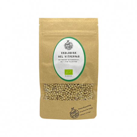 Powerfruits - Ekologisk Vitpeppar Hel, 50 gr