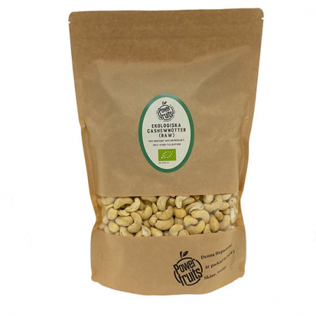 Powerfruits - Ekologiska Cashewntter Raw, 1kg i gruppen ta & Dricka / Skafferi / Ntter & Fr hos Rekoshoppen.se (2326300)