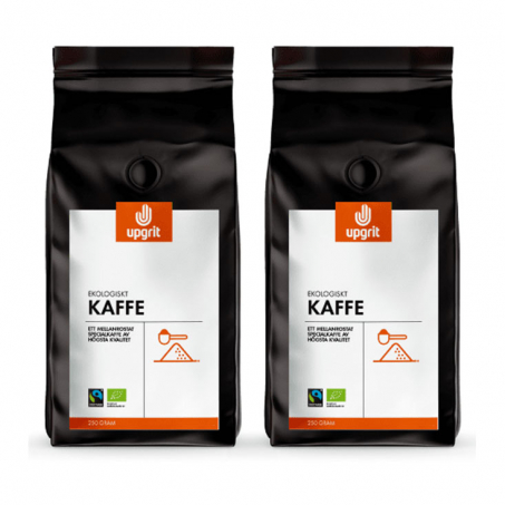 Upgrit - Kaffe Ekologiskt, 250g 2-Pack (vrde 230:-) i gruppen ta & Dricka / Te & Kaffe hos Rekoshoppen.se (24202582)