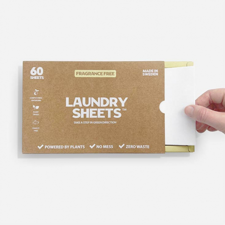 Laundry Sheets - Fragrance Free, 60 Tvttark