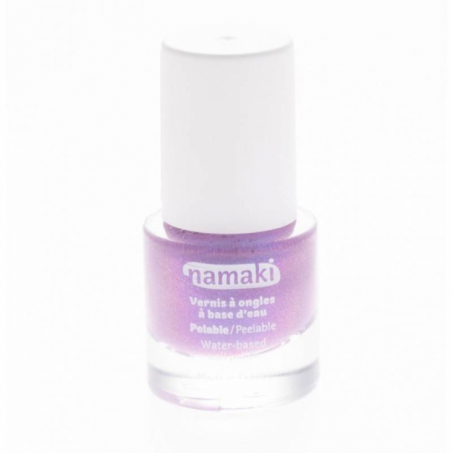 Namaki - Vattenbaserat Nagellack för Barn, 27 Violet Glitter
