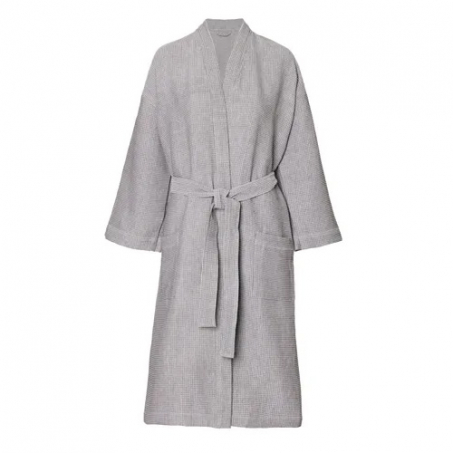 Classic textiles - EKO Badrock Ekholmen Grå/Vit, S / M