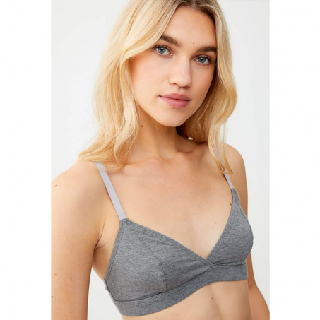 Movesgood - Bamboo Bra Grey i gruppen Klder / Dam / Underklder hos Rekoshoppen.se (27617)