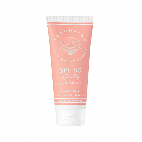 Beachkind - Natural Sunscreen Sensitive Fragrance Free SPF 50, 50 ml