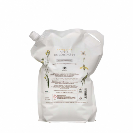 Rapsodine - Vit & Kulörtvätt oparfymerad, 3000 ml