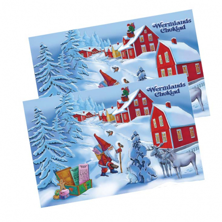 Wermlandschoklad - Julkalender av Ekologisk Rawchoklad 2023, 2-Pack