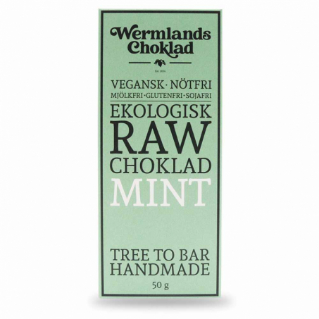 Rawchoklad Mint 50 gr
