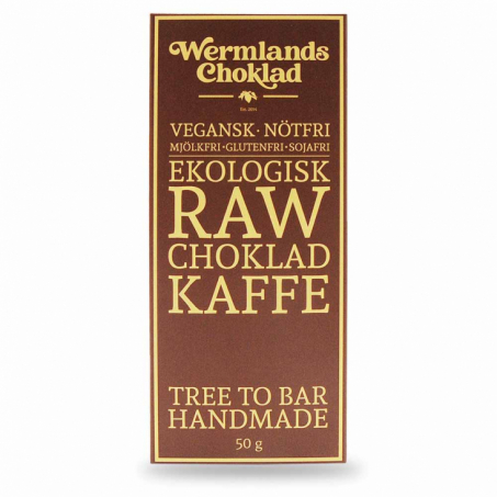 Wermlandschoklad - Ekologisk Rawchoklad Kaffe 50 gr