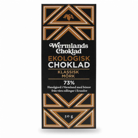 Wermlandschoklad - Ekologisk Choklad Klassisk Mörk 50 gr