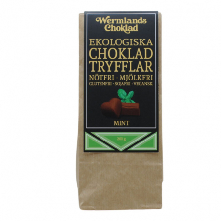 Wermlandschoklad - Ekologisk Chokladtryffel Mint 200 gr