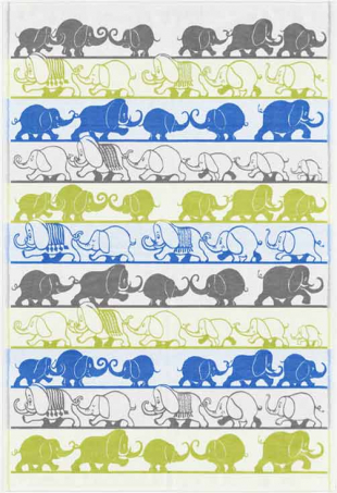Ekelund - Babyfilt, Elefant, Blå 72 x 105cm i gruppen Barn / Till Barnrummet / Babyfiltar & Snuttefiltar hos Rekoshoppen.se (549725)