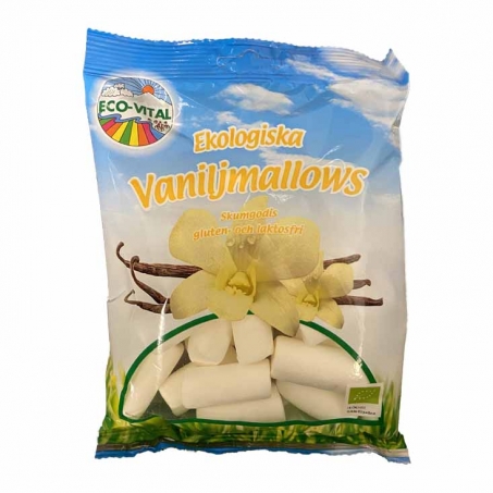 Eco-Vital - Ekologiska Vaniljmallows, 90 gr